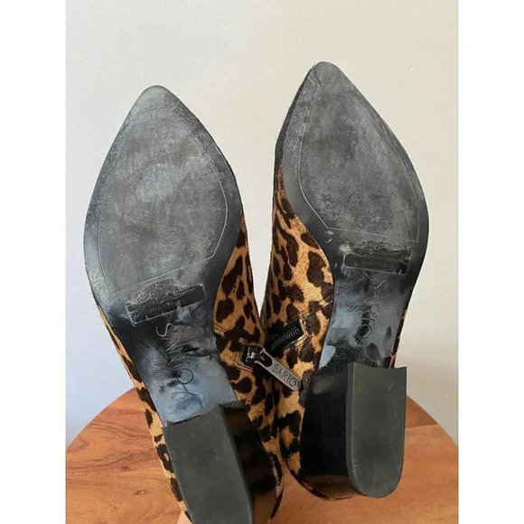 Franco Sarto Shoes Women’s 6 Lowe 2 Ombre Leopard Animal Print Ankle Boots - Picture 10 of 10